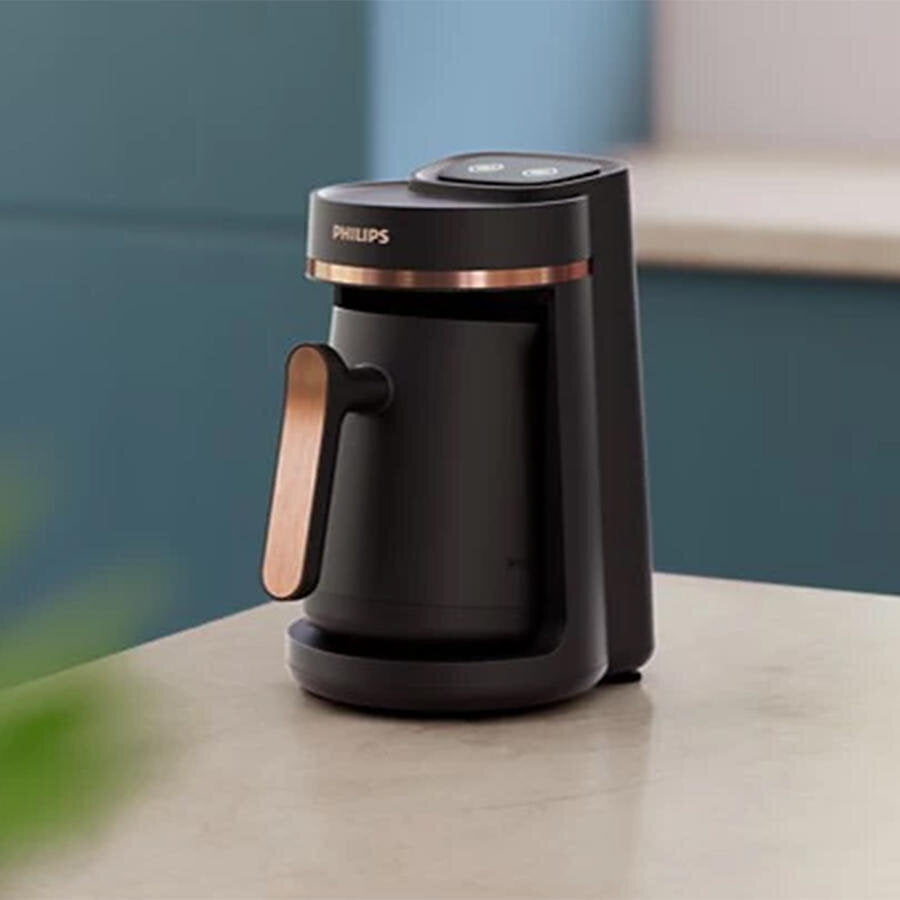 Philips HDA150/60 Yeni 5000 Serisi Türk Kahvesi Makinesi Siyah/Parlak Bakır