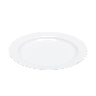 Plastik Beyaz Tabak 23 cm