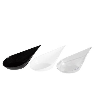Plastik Damla Kaşık Siyah