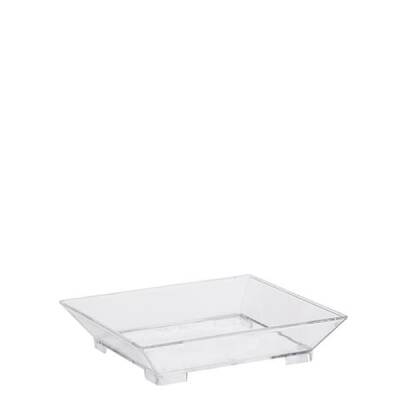Plastik Kare Mini Tabak 60mm