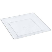 Plastik Kare Şeffaf Tabak 22cm