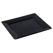 Plastik Kare Siyah Tabak 22cm