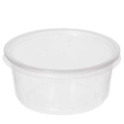 Plastik Meze Kabı 350 cc (Sıcağa Dayanıklı)