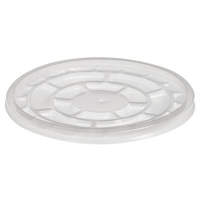 Plastik Meze ve Çorba Kabı Kapağı Desenli