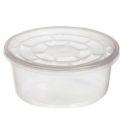 Plastik Meze ve Çorba Kabı Kapağı Desenli