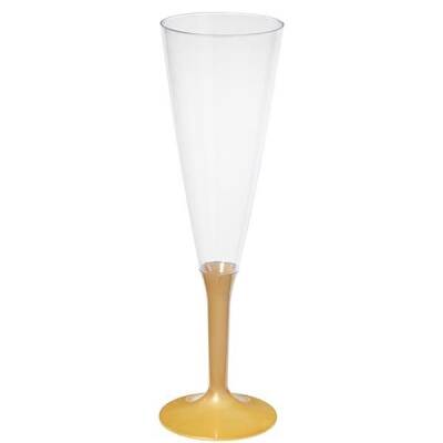Plastik Şampanya Kadehi Altın