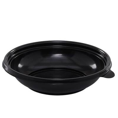 Policap 500 gr Siyah Yemek Kabı (Sıcağa Dayanıklı)