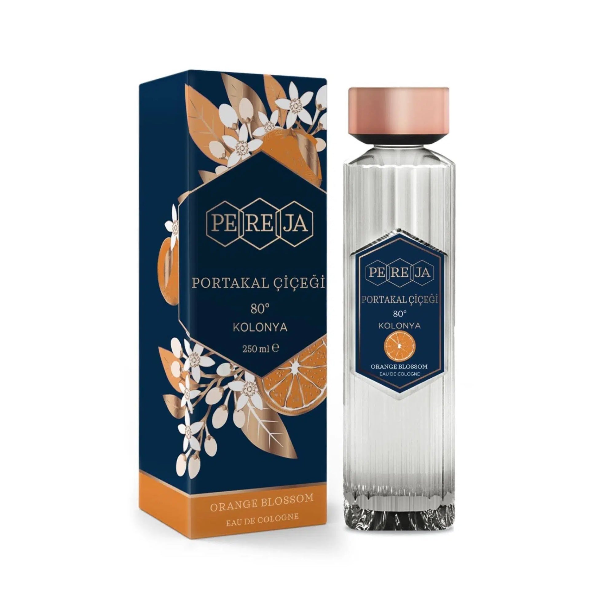 Portakal Çiçeği 250 ml Cam Şişe Kolonya 80°