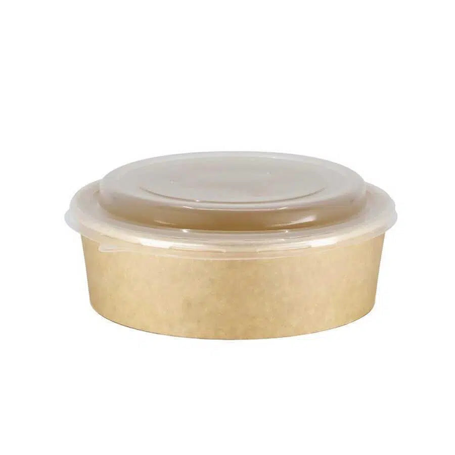 Kraft Gıda Kabı Seti 550 cc PP Kapak  - 50 Adet