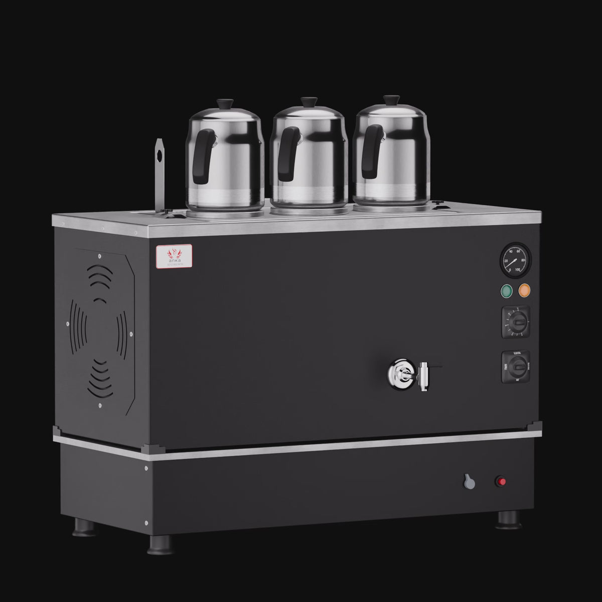 Videoyu yükle: Black Pro Compact Hibrit Çay Makinesi