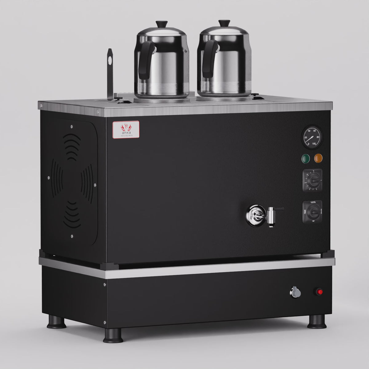 Videoyu yükle: Black Pro Compact Hibrit Çay Makinesi