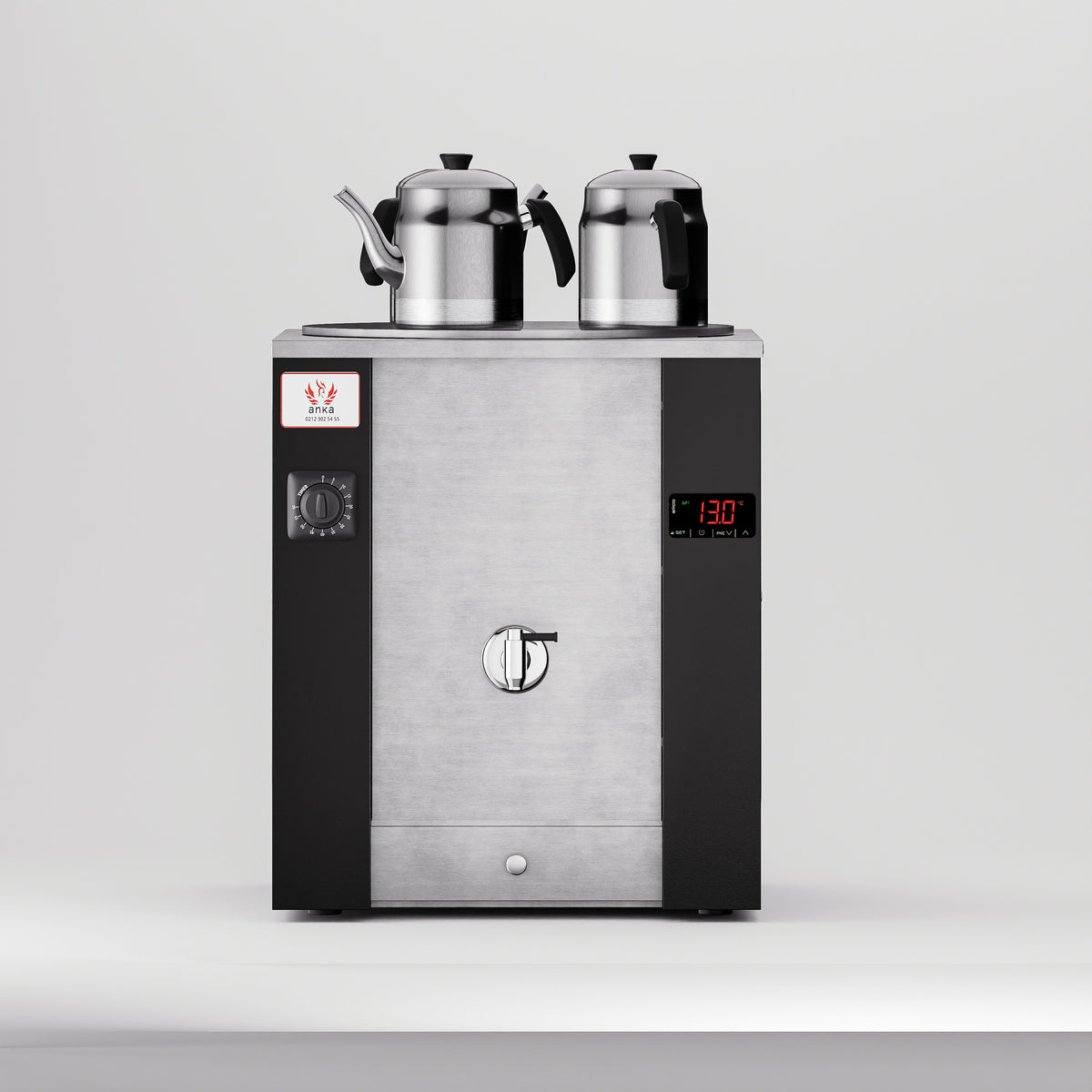 Pro Exper Çay Makinesi 25 LT 3 Demlik ön görünüm