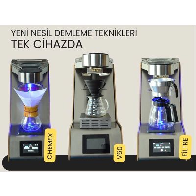 Proffil Otomatik Chemex V60 Filtre Kahve Demleme Makinesi