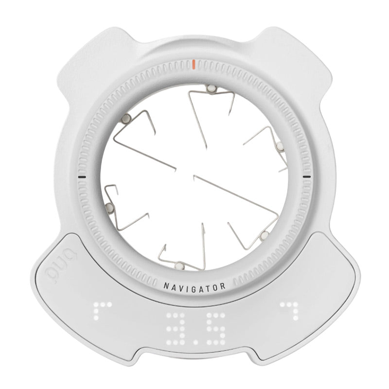 Puqpress Puq Prep Navigator Portafiltre Kahve Mikseri, 58.3 mm, Beyaz
