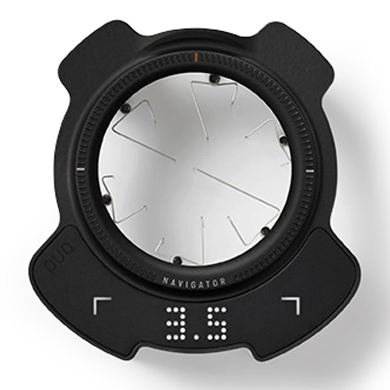 Puqpress Puq Prep Navigator Portafiltre Kahve Mikseri, 58.3 mm, Siyah