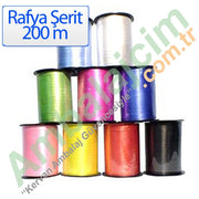 Rafya 8mm 200 m Pastel Renkler SARI