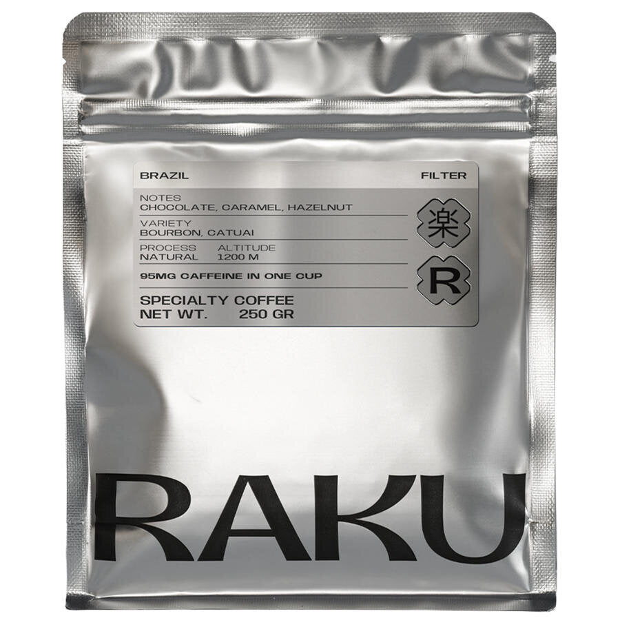 Raku Brezilya Öğütülmüş Filtre Kahve 250 g