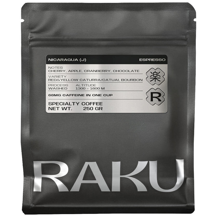 Raku Nicaragua Espresso Çekirdek Kahve 250 g