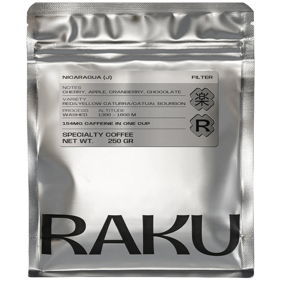 Raku Nicaragua Öğütülmüş Filtre Kahve 250 g