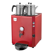 Remta DE10 Jumbo Çay Makinesi, 3 Demlikli, 40 L, Elektrikli, Kırmızı