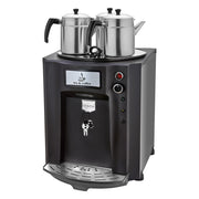 Remta DE10SP Premium Jumbo Şamandıralı Çay Makinesi, 3 Demlikli, 40 L, Elektrikli, Siyah