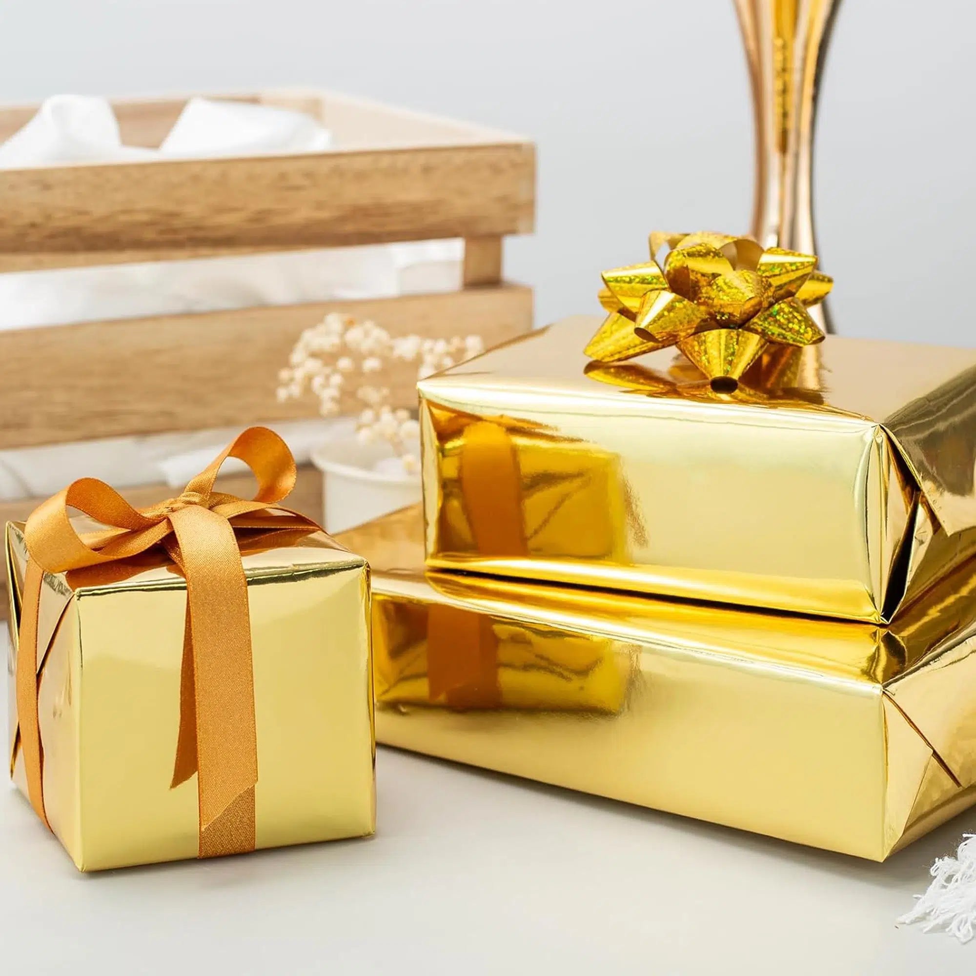 Rulo Metalize Gold 70 cm x100 mt