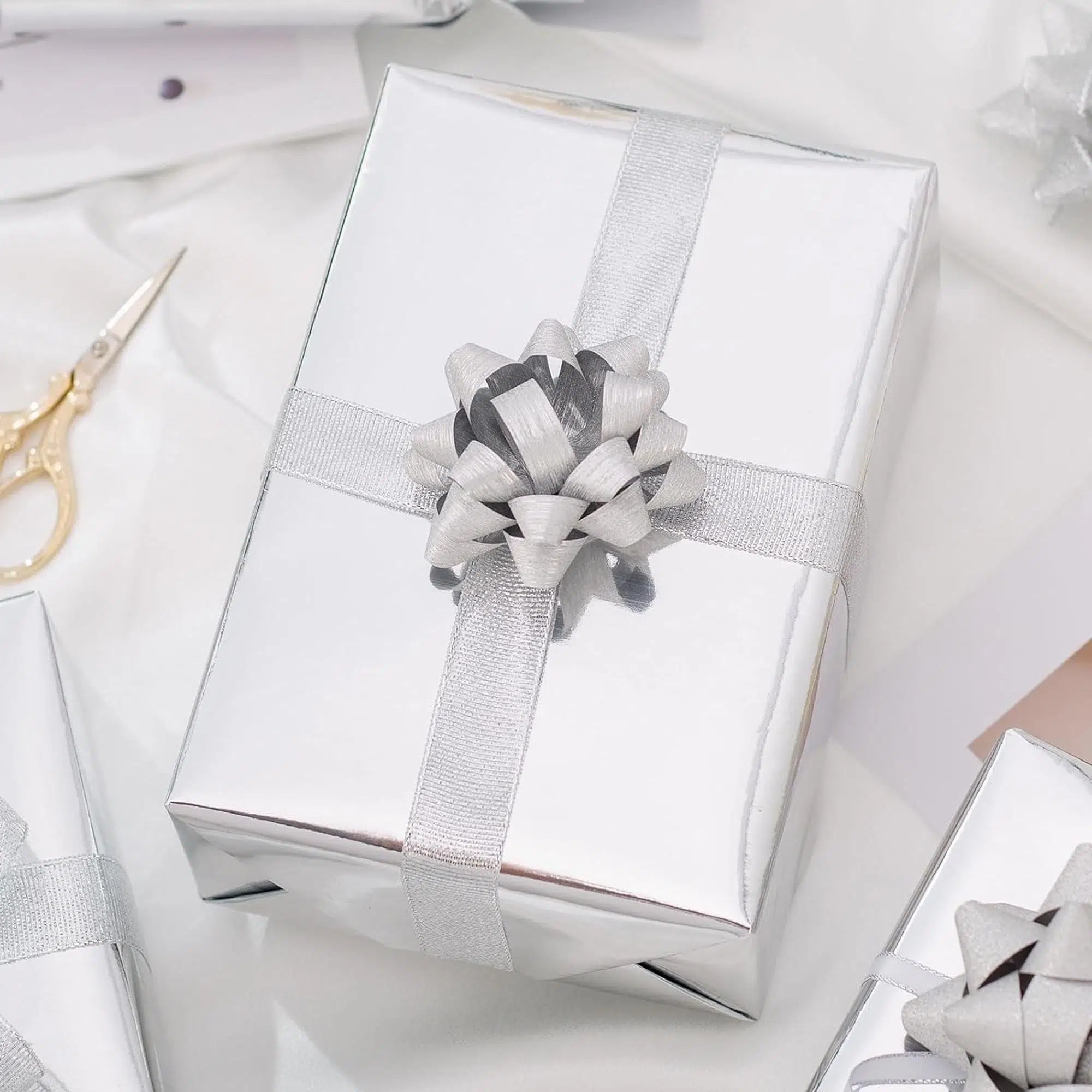 Rulo Metalize Gümüş 70 cm x100 mt