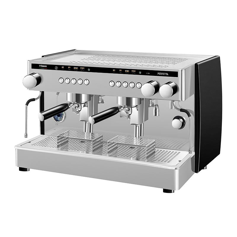 Saeco Perfetta Tam Otomatik Tall Cup Espresso Kahve Makinesi, 2 Gruplu, Siyah + Cunill Tranquilo Tron Kahve Değirmeni + Coffeetech IT-58 Otomatik Tamper