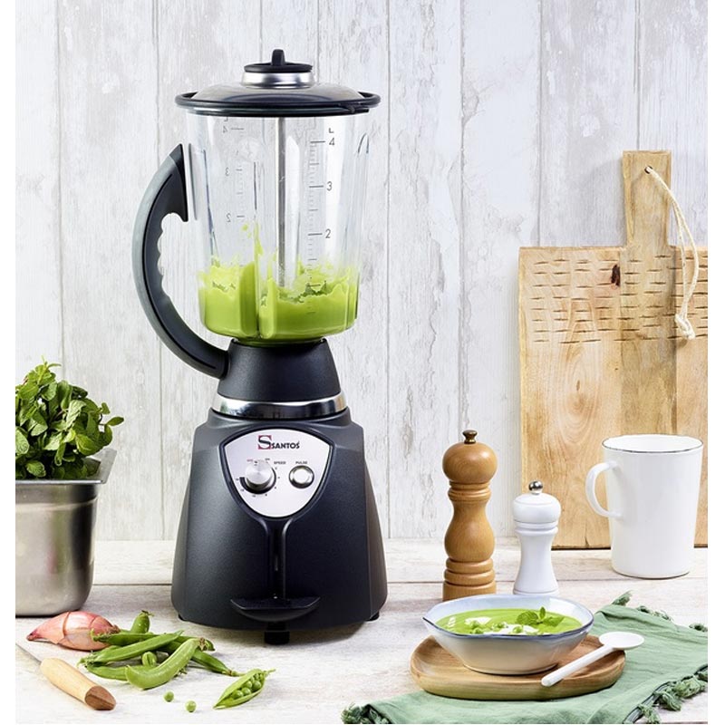 Santos No 37 4P Mutfak Blender, Polikarbon Hazneli, 4 L, 1200 W, Gri