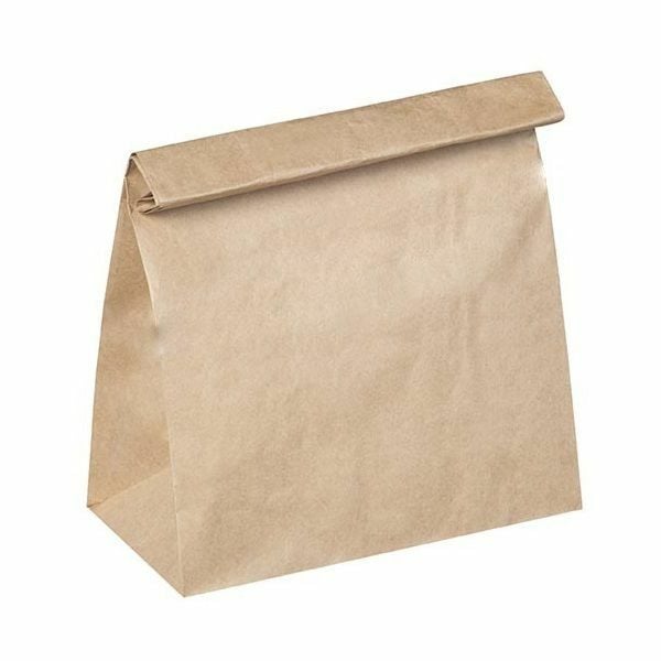 Sapsız Kraft Taşıma Torbası Ekstra Büyük Boy 31x20x31 cm