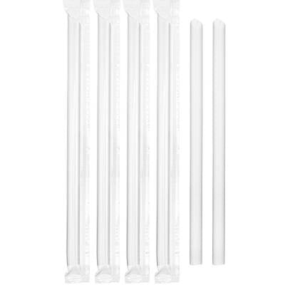 Şeffaf Bubble Tea Pipet Jelatin Sargılı 11 x 220 mm
