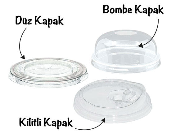 Şeffaf Plastik Bardak