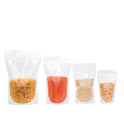 Şeffaf Kilitli Doypack 13x22.5x7 cm - 250 gr