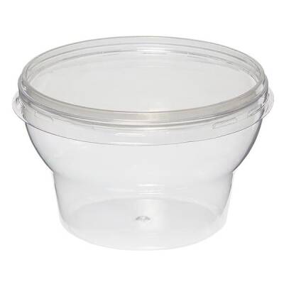 Sert Plastik Tatlı Kasesi 350cc Şeffaf