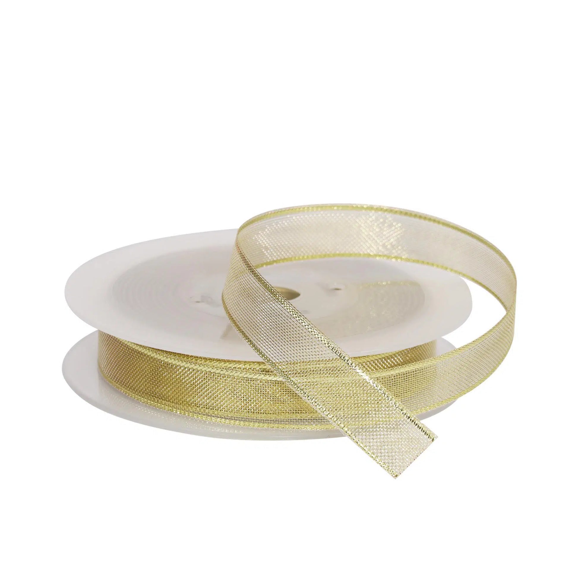 Sim Şifon Gold Kurdele 10 mm - 25 mt