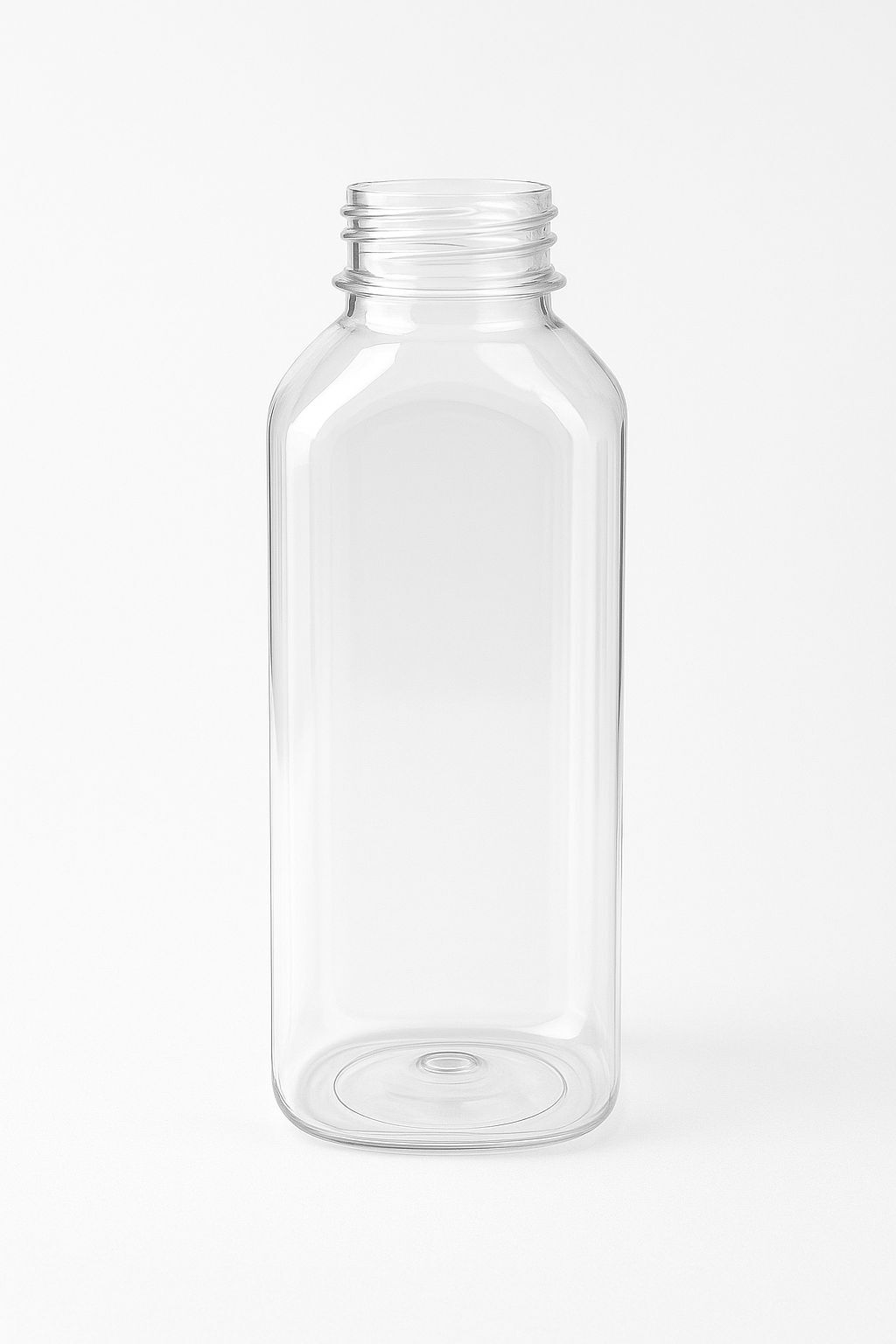 Plastik Kare Pet Şişe Kapaklı 1000 cc 105 Adet