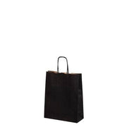 Siyah Kraft Çanta Mini Boy 19x8x24 cm