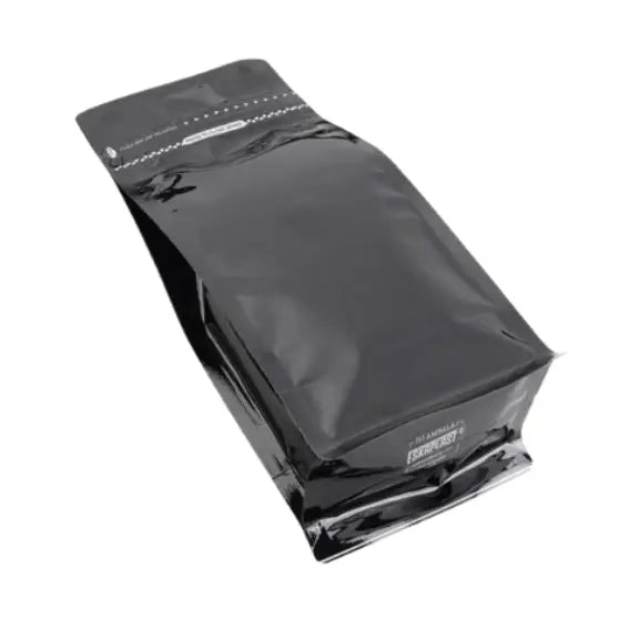 Pocket Kilitli Parlak Siyah Metalize Flat Bottom Torba, 11,5 x 21,5 + 8 CM