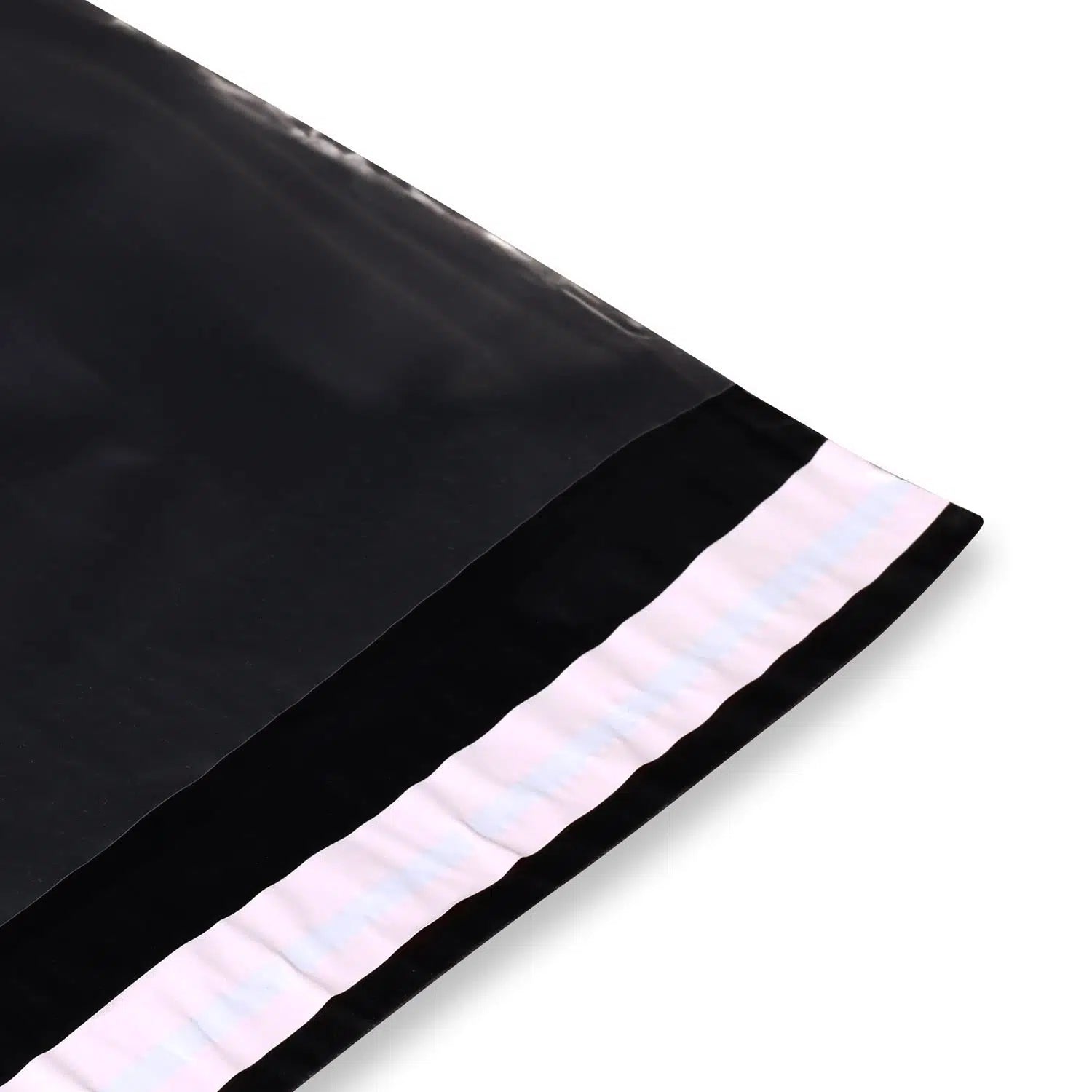 Siyah-Şeffaf Kargo Poşeti 35x45+5 cm - 100 Adet