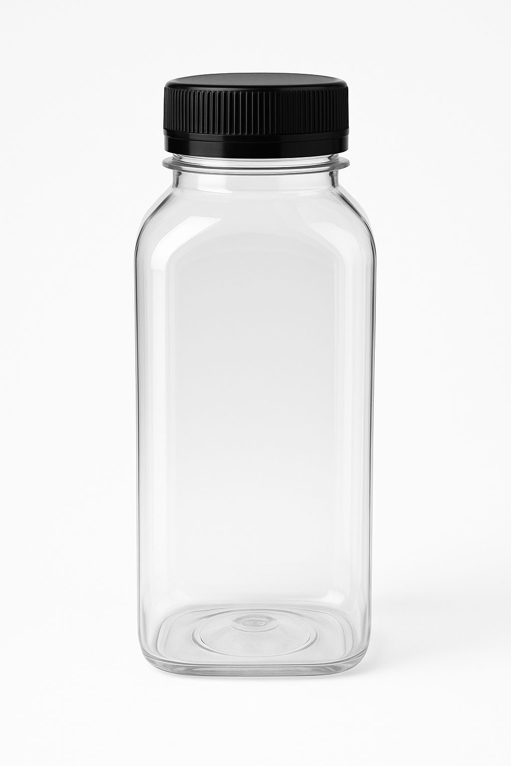 Plastik Kare Pet Şişe Kapaklı 1000 cc 105 Adet