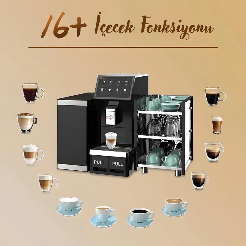 Smart Chef Coffee SM-102 Süper Otomatik Kahve Makinesi