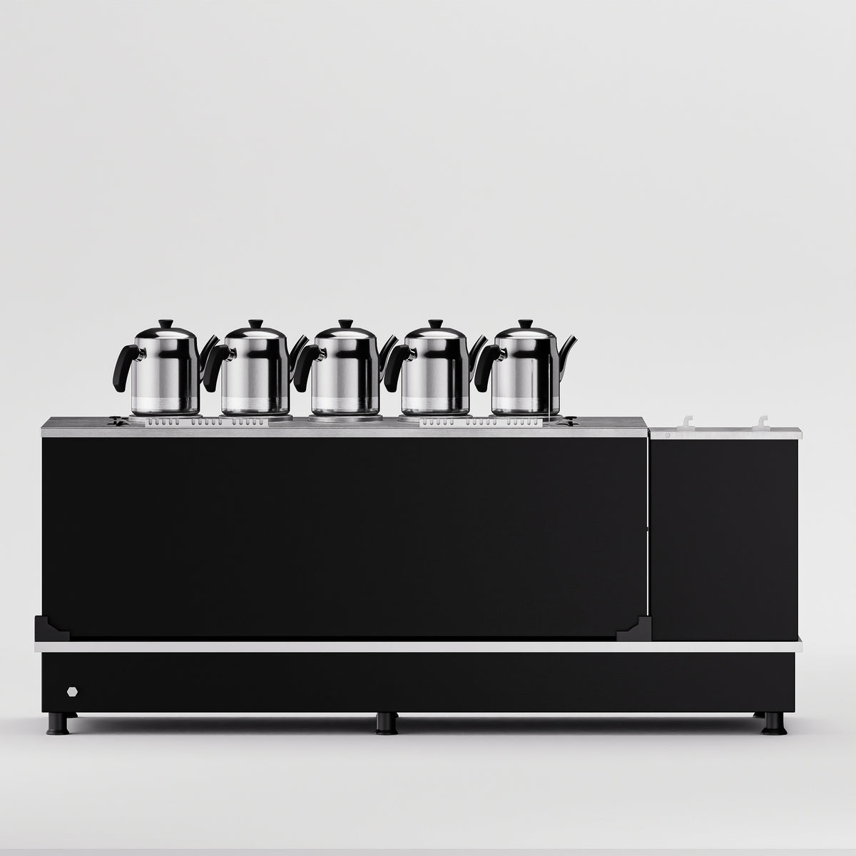 Statik Turbo Hibrit Çay Makinesi 50 LT 5 Demlik