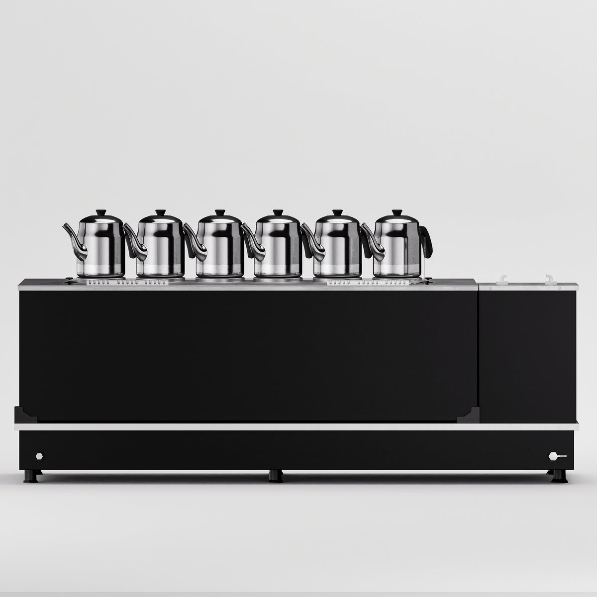 Statik Turbo Hibrit Çay Makinesi 60 LT 6 Demlik