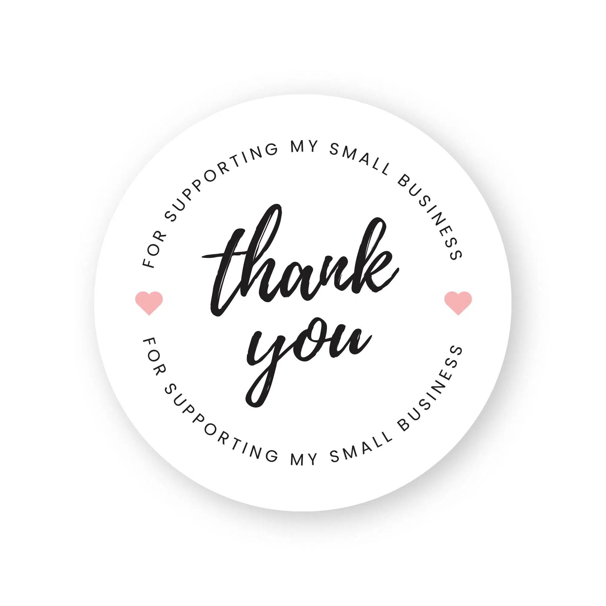Sticker 1 - Thank You 4x4 cm - 66 Adet