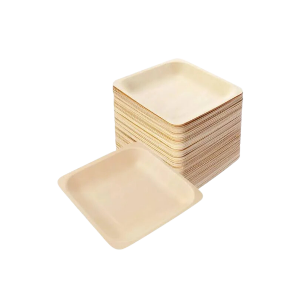 Tahta Kare Tabak 14x14 cm