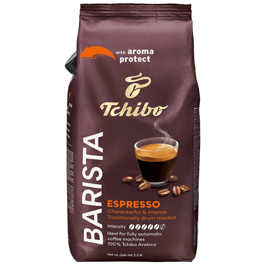 Tchibo Barista Edition Espresso Çekirdek Kahve 1000 g x 8 Paket Alımında Tchibo Türk Kahvesi 100 g x 30 Paket Hediye