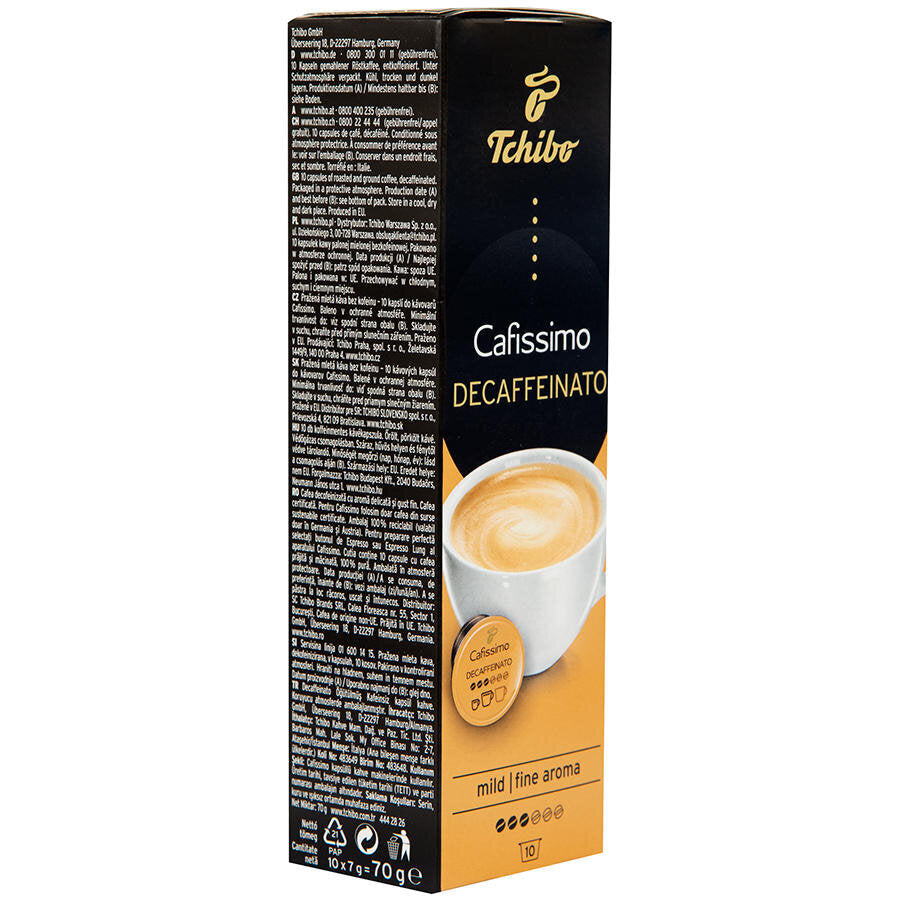 Tchibo Cafissimo Caffé Crema Kafeinsiz 10'lu Kapsül Kahve