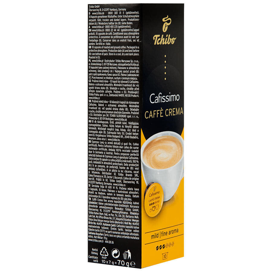 Tchibo Cafissimo Caffé Crema Fine Aroma 10'lu Kapsül Kahve