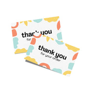 Teşekkür Kartı (Tasarım 10) 6x9 - 50 Adet