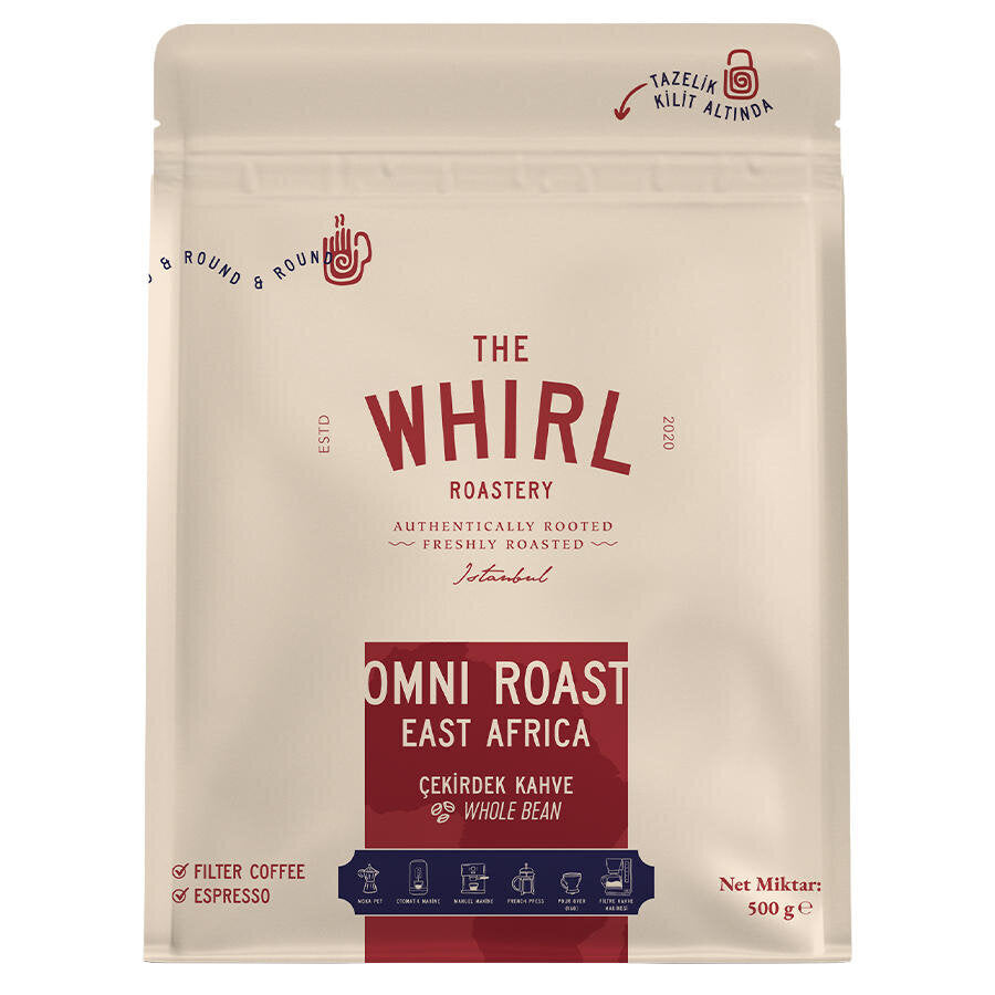 The Whirl Africa Omni Roast Çekirdek Kahve 500 g